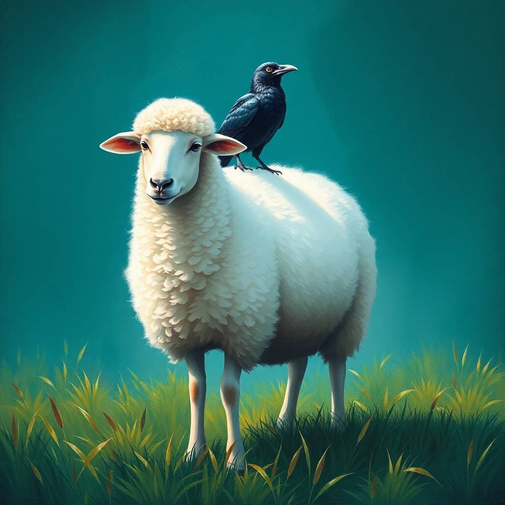 The Crow and the Sheep
