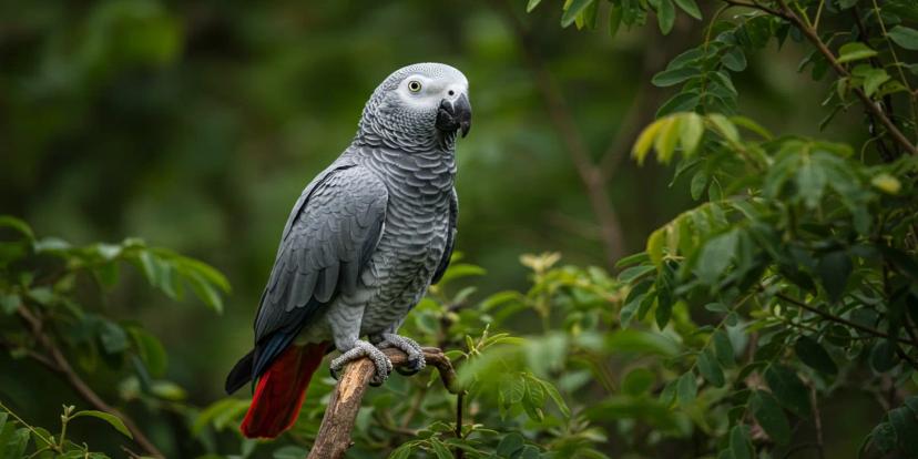 African Grey Parrots