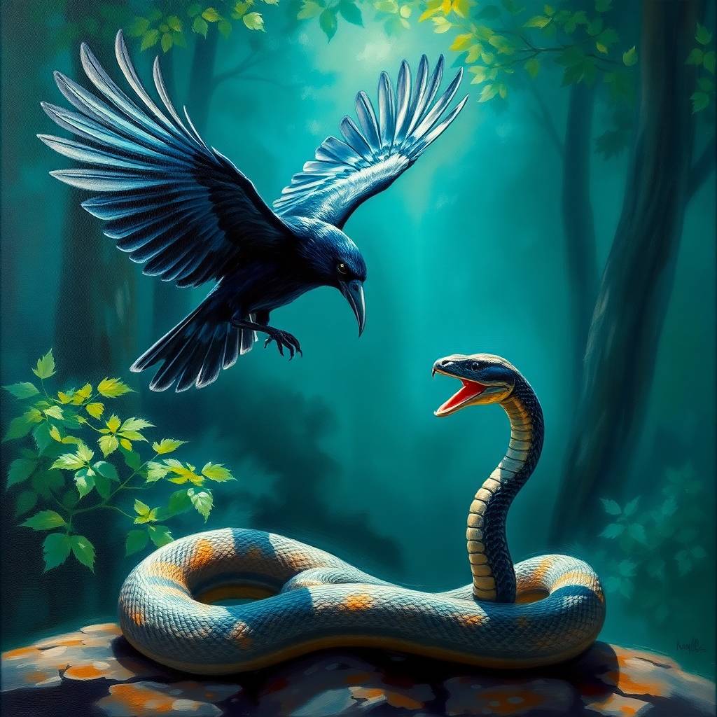 The Crow and the Snake
