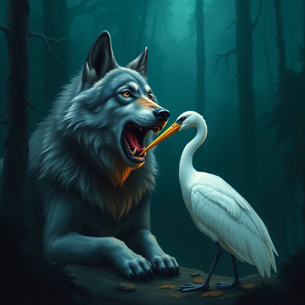The Wolf and the Crane