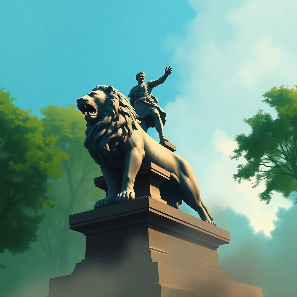 The Man and the Lion
