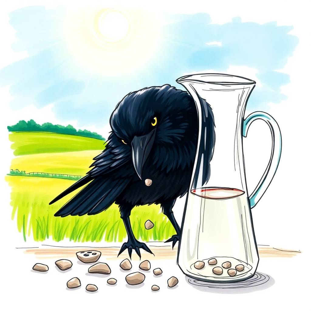 The Pitcher and the Crow
