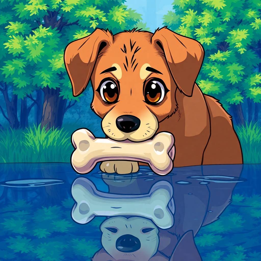 The Dog and His Reflection