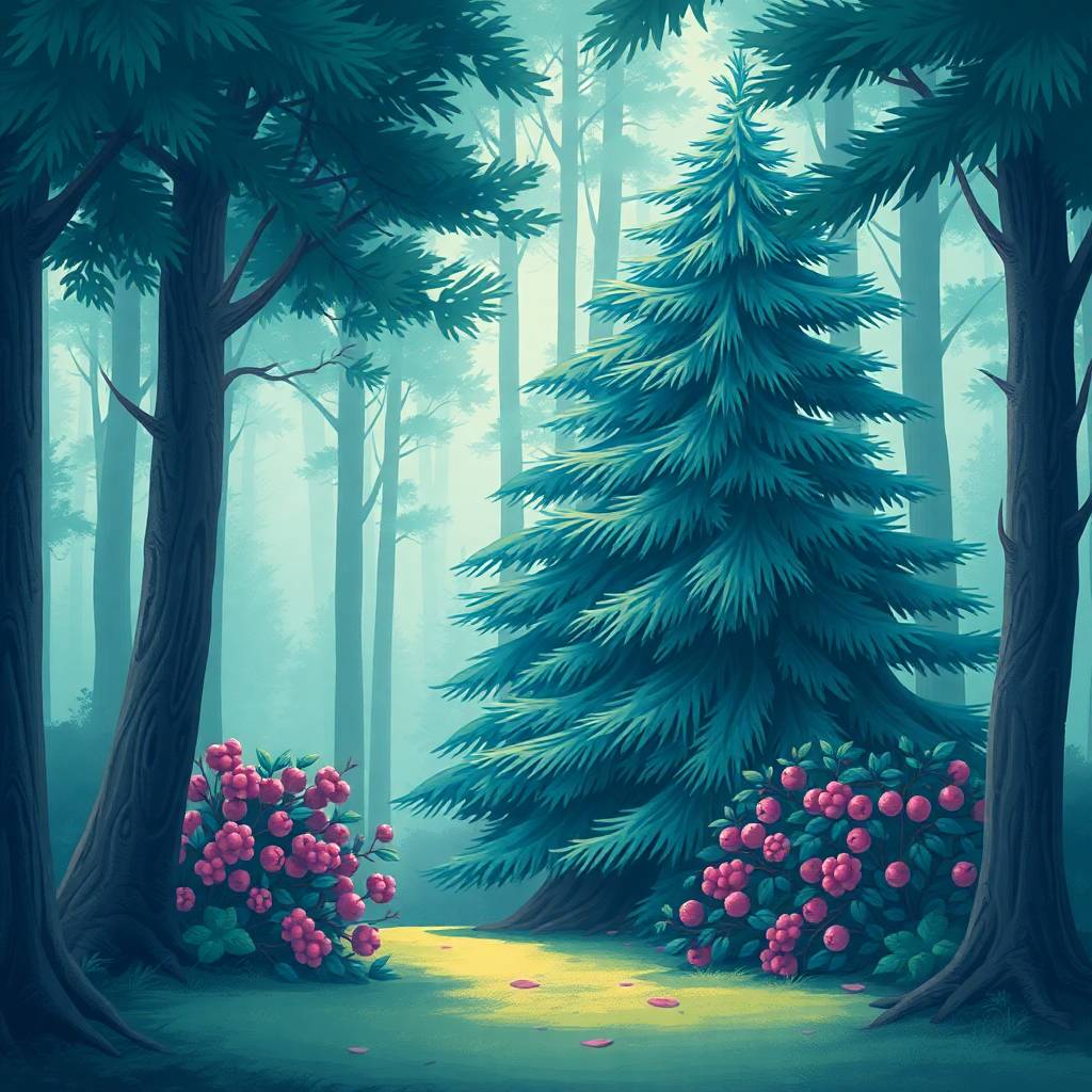 The Fir Tree and the Bramble