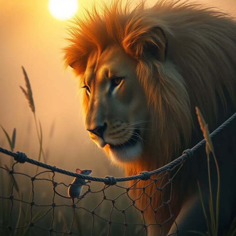 The Lion and the Mouse