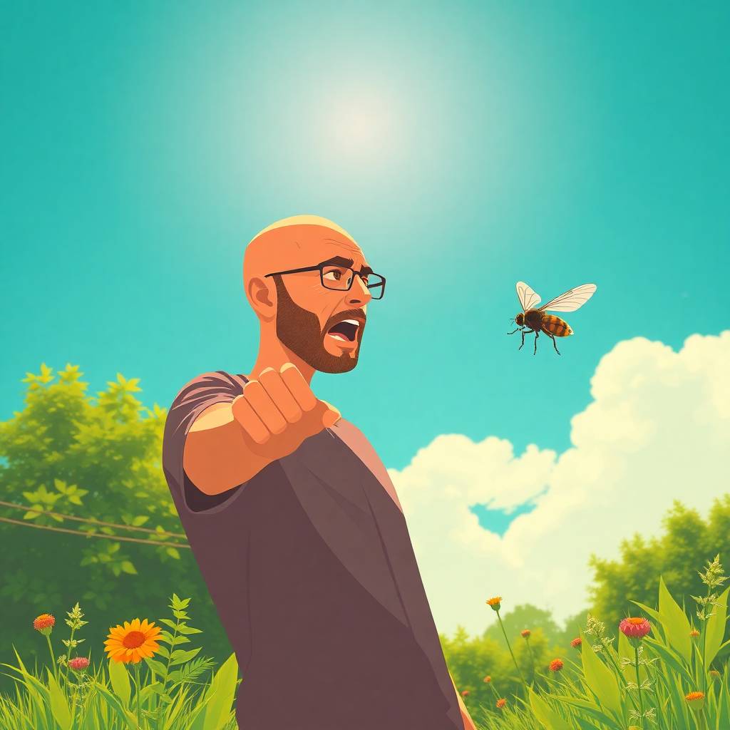 The Bald Man and the Fly