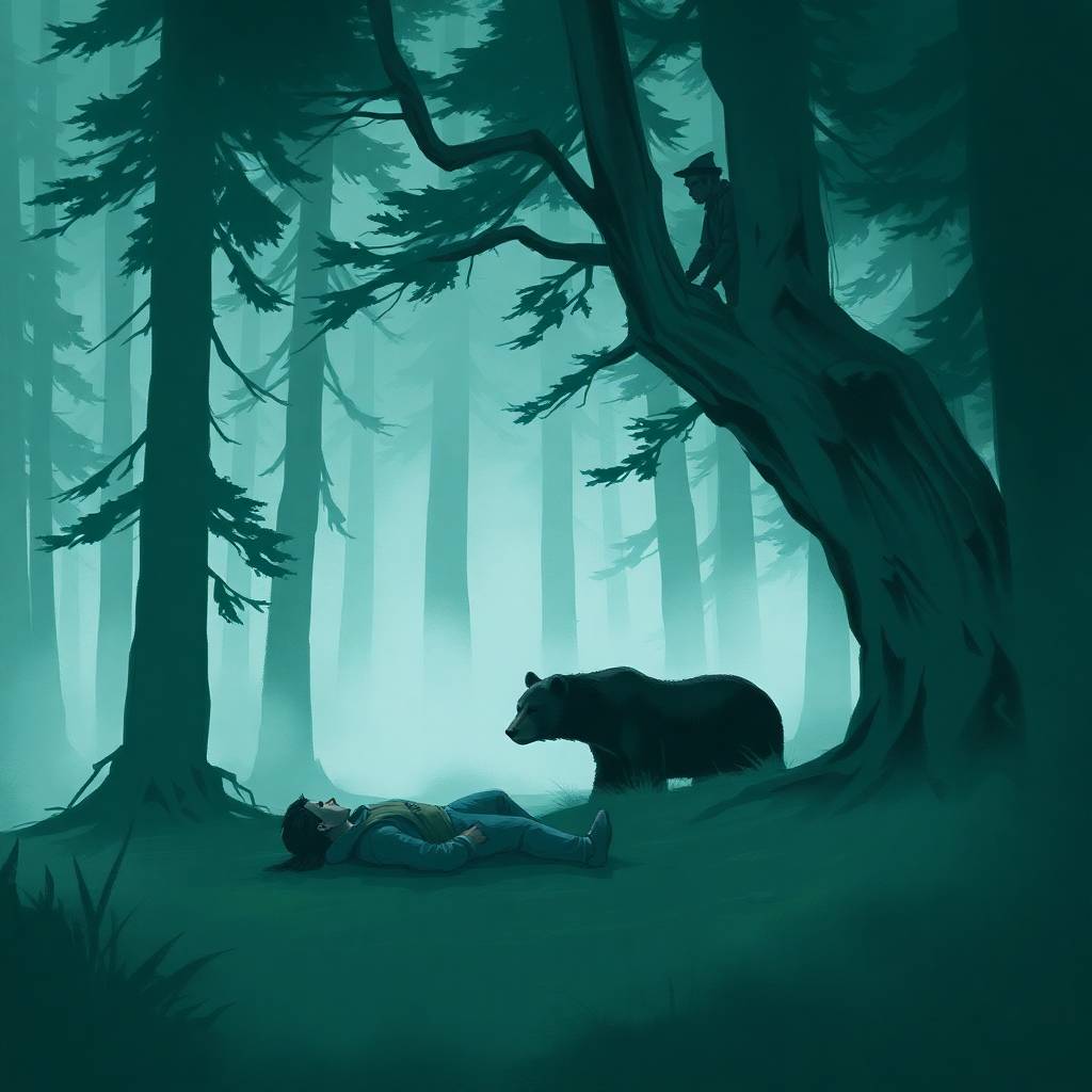 The Bear and the Two Travelers